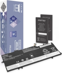 Batería MITSU para Lenovo ThinkPad X1 Yoga 4/5 y ThinkPad X1 Carbon 7/8 (51 Wh, 15,36 V)