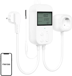 Termostato inteligente Meross MTS960HK para uso doméstico