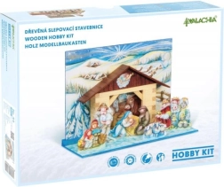 Kit de construcción de madera para pegar Belén