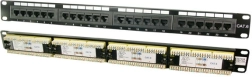 Panel de parcheo CAT6 de 24 puertos LogiLink