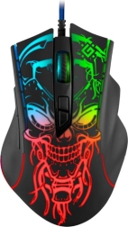 Ratón gaming con cable BULLETSTORM GM-928, RGB, 7 botones