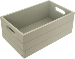 Caja de almacenamiento de madera 26 × 16 × 11 cm