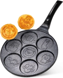 Sartén de granito para huevos con 7 moldes 26 cm