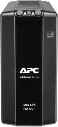 Fuente de alimentación de respaldo APC Back-UPS Pro 650VA con AVR y LCD, 6x IEC C13