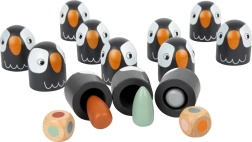 Pexeso de colores Small Foot Safari – juego de memoria de madera con dado