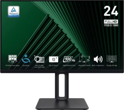 Monitor LED MSI PRO MP245PG de 23,8", Full HD, 100 Hz, negro