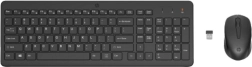Kit inalámbrico de teclado y ratón HP 330, negro