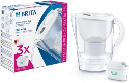 Jarra filtrante BRITA Marella 2,4 l blanca + 3 cartuchos MAXTRA PRO Pure Performance