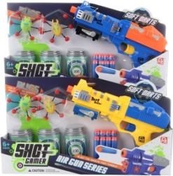 Pistola de dardos de espuma con insectos para niños