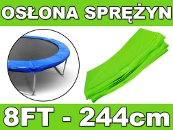 Protector de muelles para trampolín 244 cm (8 FT) – verde