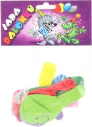 Globos inflables con estampado de carita sonriente - 9 uds