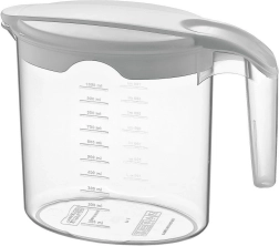 Jarra de plástico con tapa 1 l