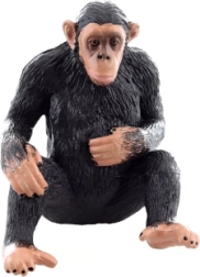 Figura de plástico de chimpancé 5 × 7 × 4,5 cm