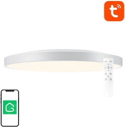 Lámpara de techo inteligente 32 cm con Wi‑Fi/Bluetooth, 16 millones de colores, 1920 lm, GOSUND TUYA, mando a distancia