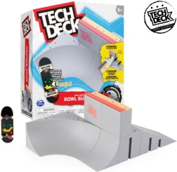 Tech Deck Bowl Builder set de fingerboard con rampa y monopatín