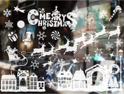 Pegatinas navideñas para ventanas – motivos invernales