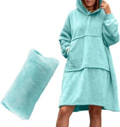 Sudadera-manta Bluzair menta