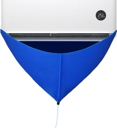 Bolsa protectora para limpieza y desinfección de aires acondicionados con manguera de drenaje de 2 m