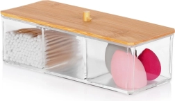 Orion Whitney organizador para cosméticos con tapa de bambú