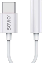 Adaptador de audio USB‑C a jack de 3,5 mm con DAC SAVIO