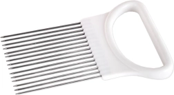 Soporte para cortar cebolla con púas de acero inoxidable