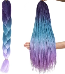 Trenzas ombré de cabello sintético