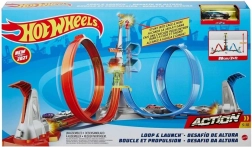 Pista de carreras Hot Wheels Torre: duelo en altura con jaula del ganador