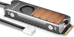 Disipador de cobre con ventilador para SSD M.2 2280 de doble cara, altura 13 mm