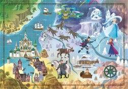 Puzzle Story Maps: Reino de Hielo 1000 piezas