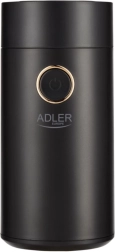 Molinillo de café eléctrico Adler – Negro con dorado