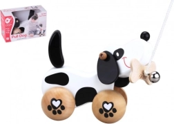 Perrito de arrastre de madera