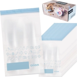 Bolsas con cierre zip para alimentos 20 × 12 cm, 25 uds.