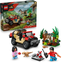 LEGO Jurassic World 76972 Huida del raptor en todoterreno