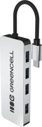 Hub USB-C 4× USB‑A 3.0 Greencell Basic