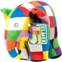 Elefante de peluche Elmer – colorido compañero para la cuna 20 cm