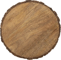 Tabla de servir y cortar de madera de mango 30 cm