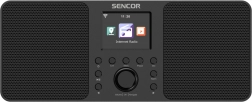 Radio por Internet Sencor con 2x10 W, WiFi, FM, DAB+, USB y pantalla LCD
