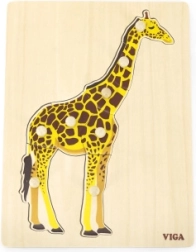 Encajable de madera jirafa VIGA