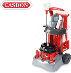 Carrito de limpieza infantil HENRY Deluxe con aspiradora y mopa CASDON