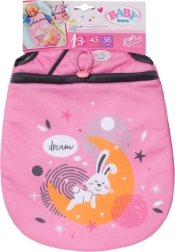 Saco de dormir para muñeca BABY born, rosa con conejito