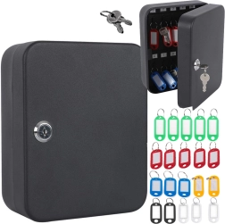 Llavero metálico con cerradura para 48 llaves, de pared