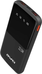 Powerbank de 10000mAh con carga rápida de 22,5W, 2xUSB + USB-C