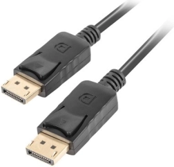 Cable DisplayPort 1.2 (0,5 m), LANBERG – 4K, negro