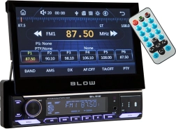 Autorradio Blow SlideX con pantalla retráctil de 7", RDS, MP3, USB, microSD y Bluetooth