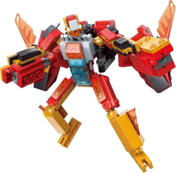 Qman robot y caza transformable Flying Bombing Soldier