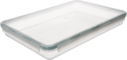 Caja baja para alimentos con tapa y junta de silicona 1,5 l