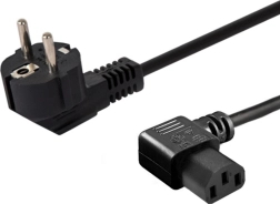 Cable de alimentación Schuko (M) acodado - IEC C13 acodado 1,2 m