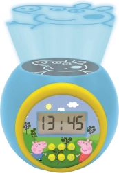 Despertador infantil con proyector PEPPA PIG y luz nocturna