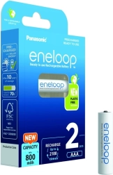 Baterías recargables Eneloop AAA 800 mAh 2 uds