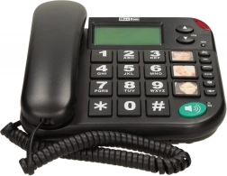Maxcom KXT 480 BB teléfono con cable negro con teclas grandes